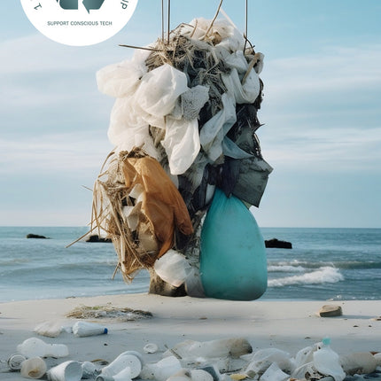 Bleu iPhone Lightning cable · 2 meter · Made of recycled fishing nets