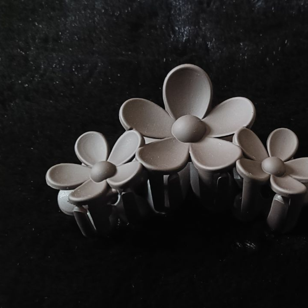 Matte Silicon hair claw clip