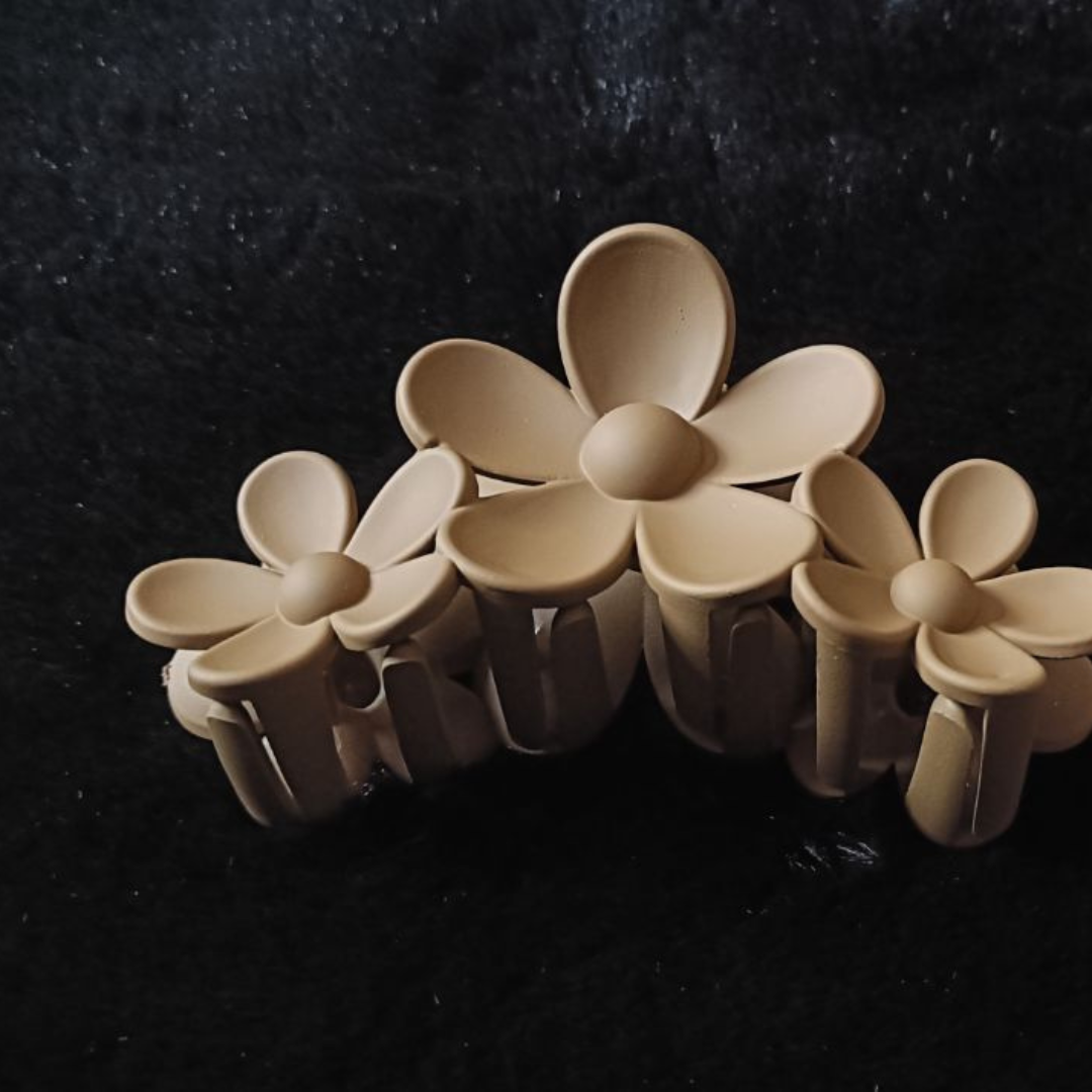 Matte Silicon hair claw clip