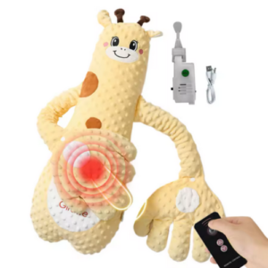 Baby Sleeping Patting Doll with Soothing Palm Remote 3 Adjustable Electric Baby Hand Pillow Soothing Palm Patting for Toddler