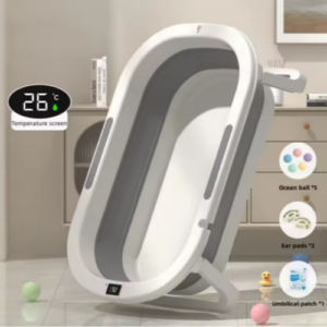 Baby bath tub Warm bath tub Baby foldable toddler sitting and lying Toddler household bathroom items