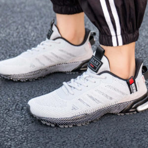 Lightweight Breathable Mesh Lace-Up Sports & Walking Shoes