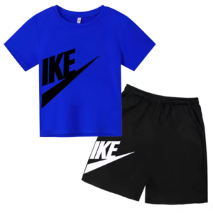 Summer Brand White T-Shirt + Shorts Two-Piece Set Kids New Clothing Fashion Letter Boy Girl 3-12Yrs Sports Short-Sleeved Casual Set